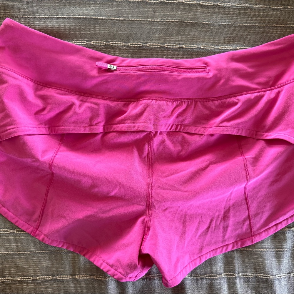 lululemon Speed Up Low-Rise Lined Short 2.5" Sonic Pink 10 - Picture 7 of 11